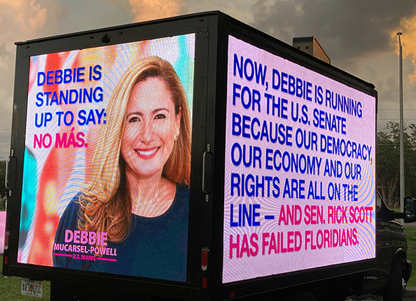 LED Truck Political Campaigns